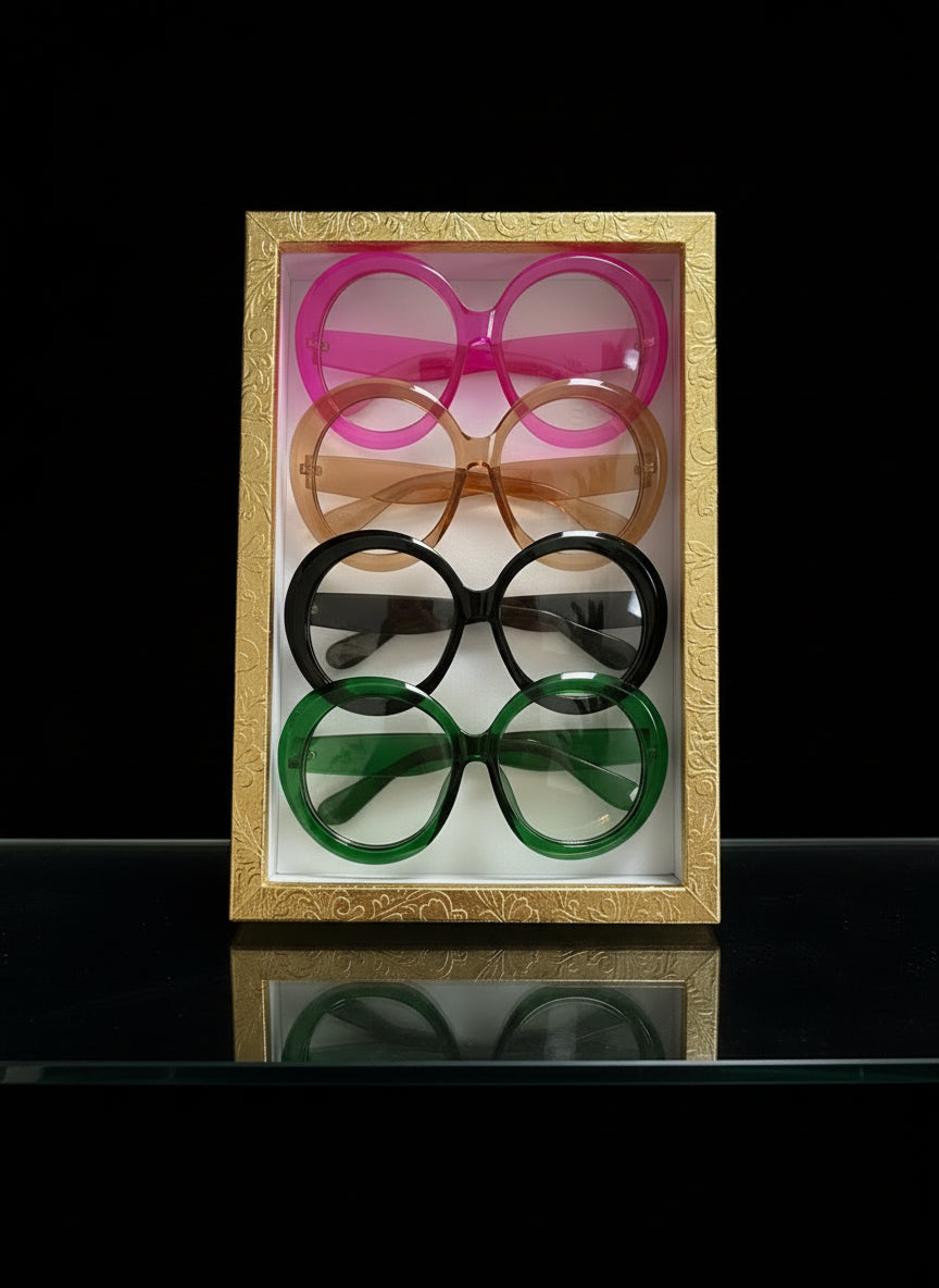 Oversized Round Frames