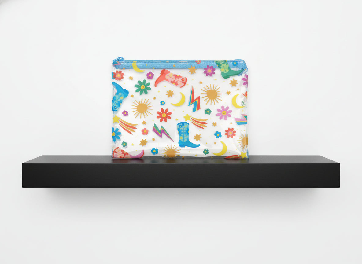 Translucent Zippered Pouch