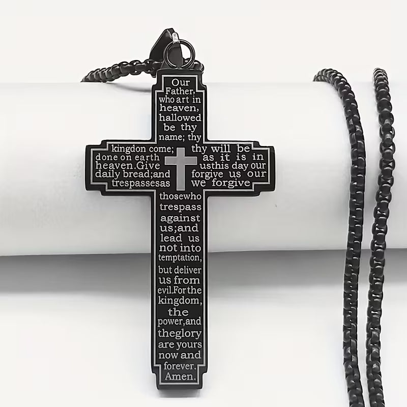 Prayer Cross Necklace